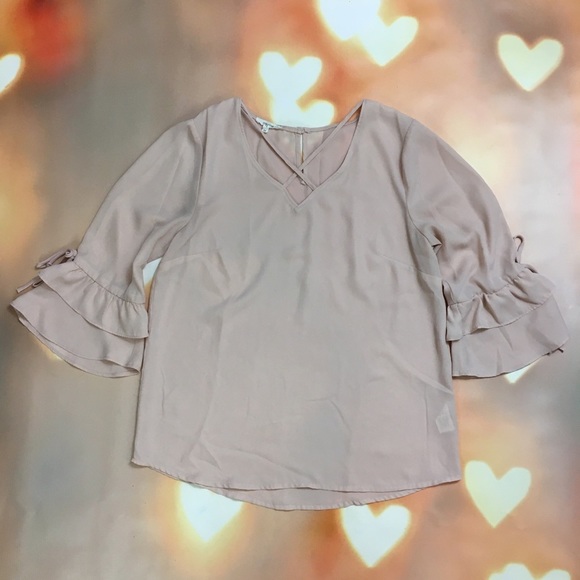 Maurices Tops - Maurices | Ruffle Sleeve Blouse | M